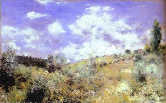 The Gust of Wind - 1872 by Pierre Auguste Renoir